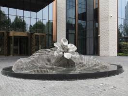 上海萬達瑞華酒店不銹鋼雕塑