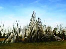 不銹鋼雕塑—《樂山樂水》